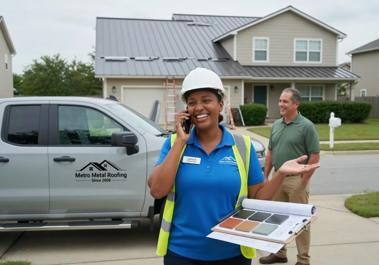 Storm Damage Metal Roof Repair in East Fultonham, OH